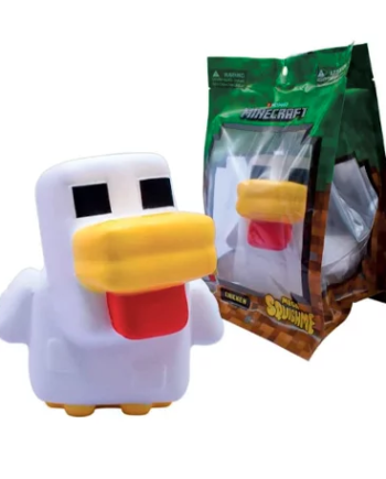 Minecraft Chicken Stressbold 15cm Squishme