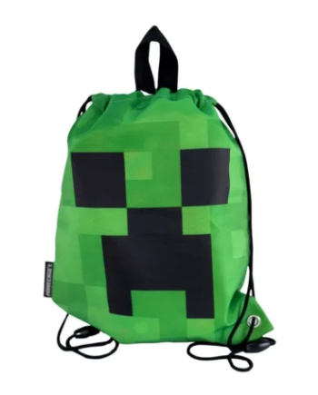 Minecraft Creeper Face Sportstaske   Gymnastiktaske