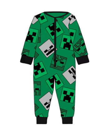 Minecraft Creeper  Zombie   Skelet Onesie   -10 år