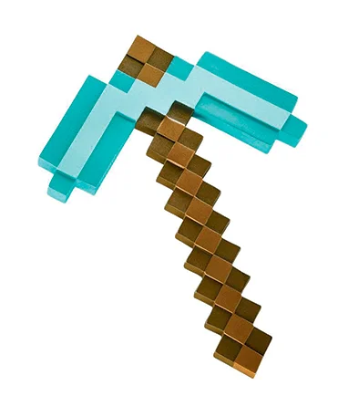 Minecraft Hakke 40 Cm Plastik Diamant Pickaxe