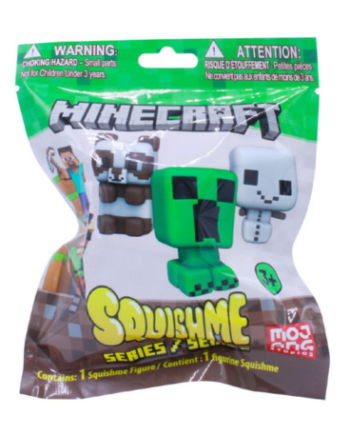 Minecraft Squishme Anti-stress Figurer Assorteret