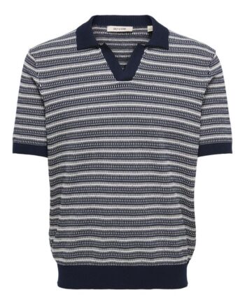 Onstilo Life Reg Ss Split Neck Knit