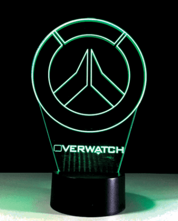 Overwatch Logo 3d Lampe
