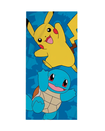 Pikachu   Squirtle Håndklæde Pokemon