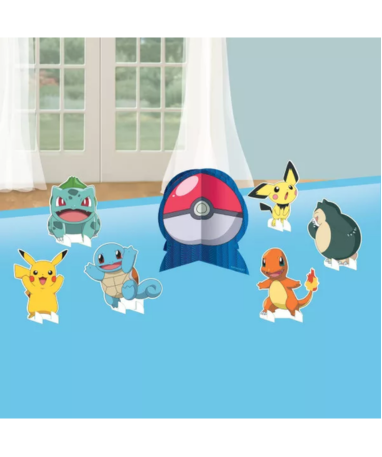 Pokémon Thunder Temapynt Til Bord Dele