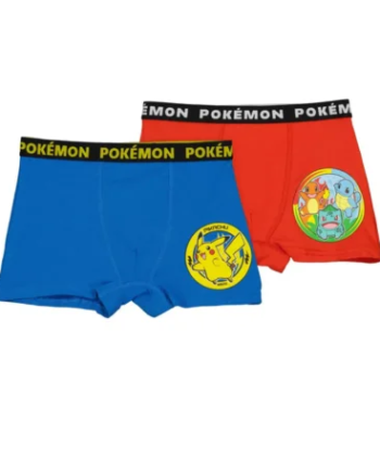 Pokemon Boxershorts Til Børn   Styk