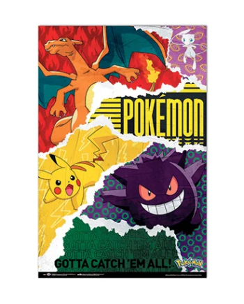 Pokemon Gotta Catch Them All Plakat 61x91cm