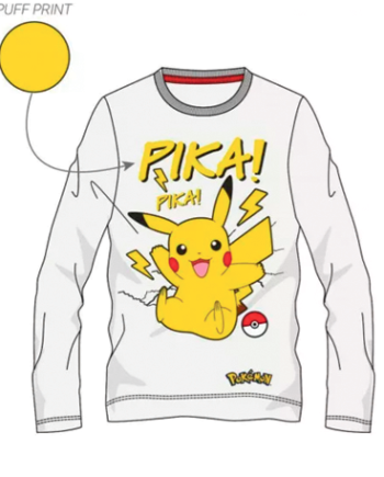 Pokemon Hvid  -shirt Til Børn   -12 år