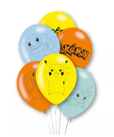 Pokemon Latex Balloner Stk