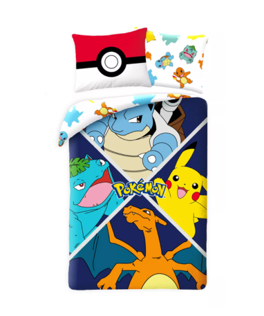 Pokemon Sengetøj Starter Pokemons