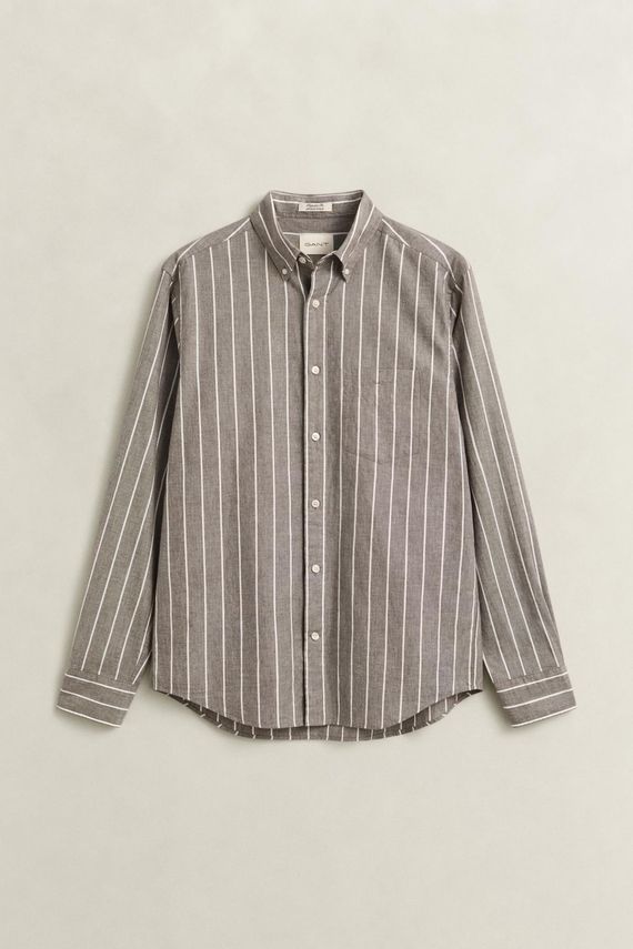 Reg Poplin Melange Stripe Shirt