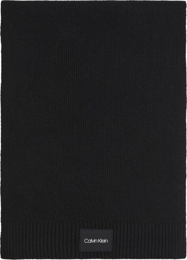 Rtw Patch Knit Scarf 30x180cm