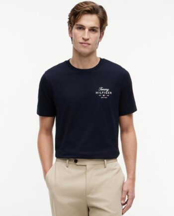 Script Stack Regular Tee