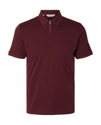 Slhfave Zip Ss Polo