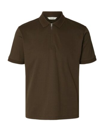 Slhfave Zip Ss Polo
