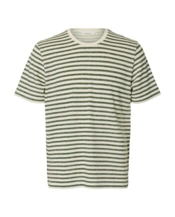 Slhkevin Stripe Ss  -neck Tee