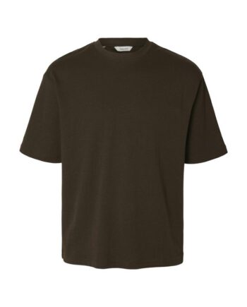 Slhlooseoscar Ss  -neck Tee Noos