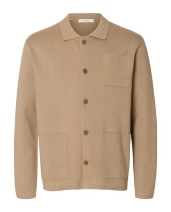 Slhmike Light Ls Knit Relaxed Polo