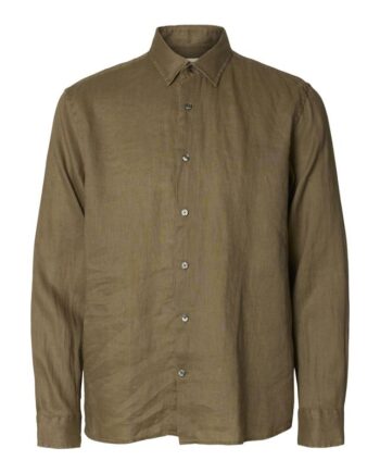 Slhregkylian Linen Ls Shirt