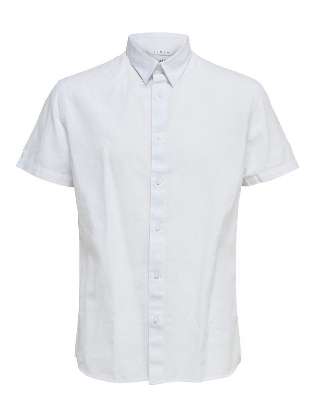 Slhregnew-linen Shirt Ss Class