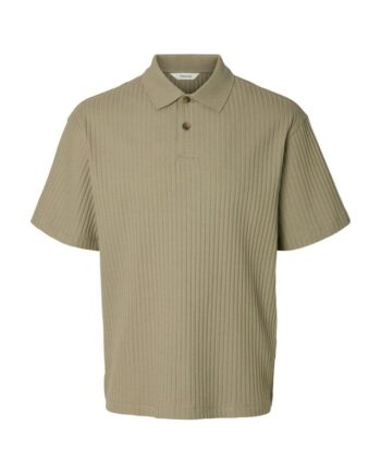 Slmrelaxsimon Ribbed Ss Polo
