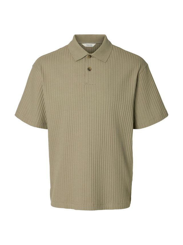 Slmrelaxsimon Ribbed Ss Polo