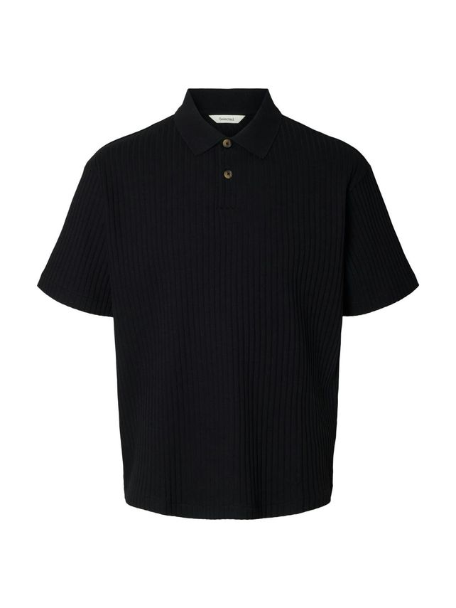 Slmrelaxsimon Ribbed Ss Polo