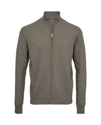 Stand Up Collar Knit Regular Fit