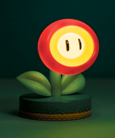 Super Mario Flame Blomst Lampe