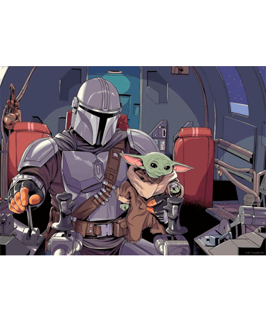 The Mandalorian Puslespil 1000 Brikker