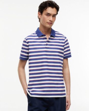 Tjm Reg Stripe Jersey Polo Ext