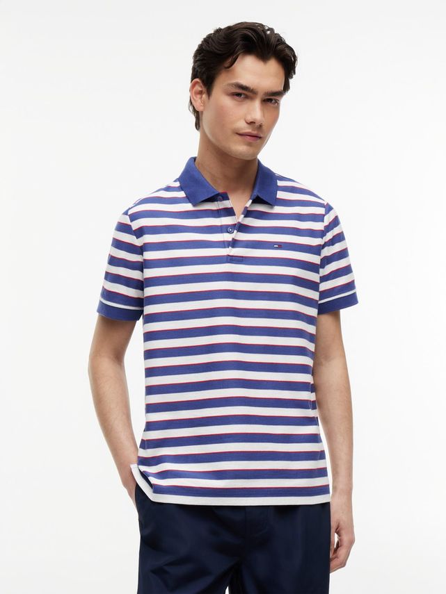 Tjm Reg Stripe Jersey Polo Ext