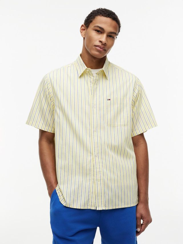 Tjm Rlx Poplin Stripe Ss Shirt