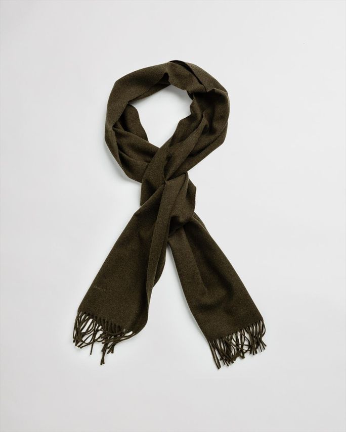 Unisex  Solid Wool Scarf