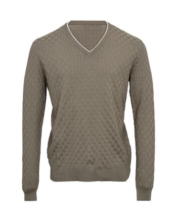 -neck Knit Regular Fit