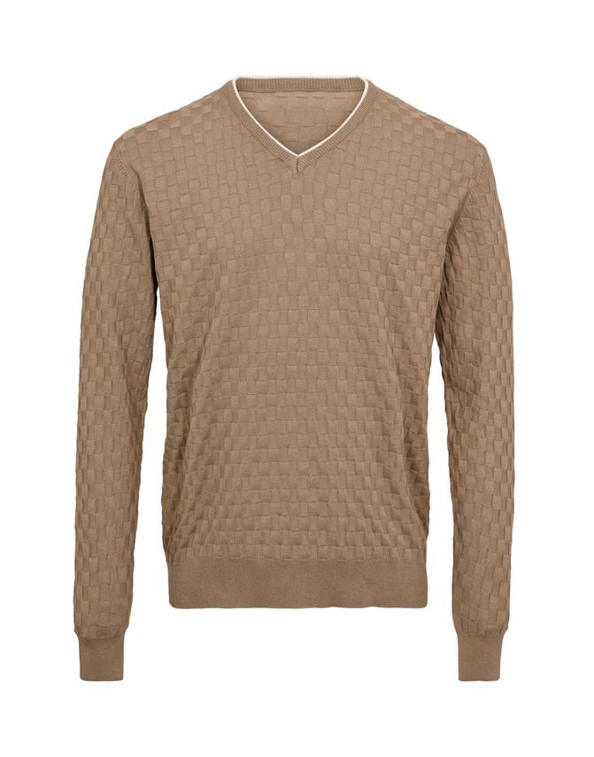 -neck Knit Regular Fit